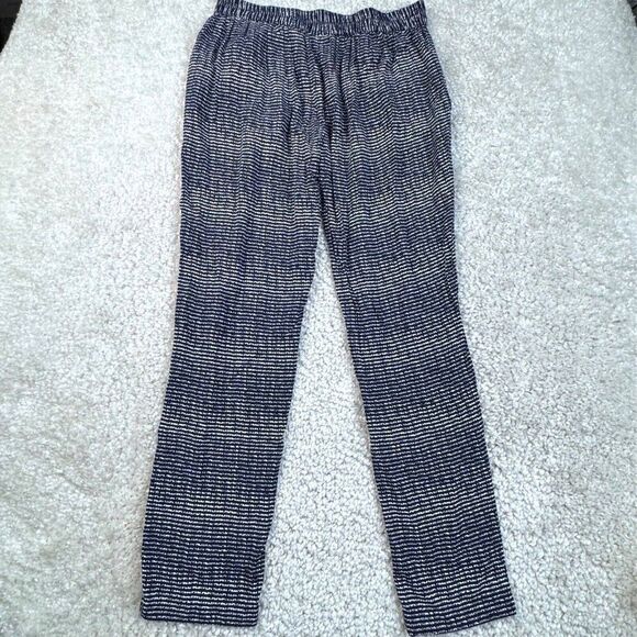 Cabi Strand Pant Lounge Pull On Navy Blue White - Picture 3 of 8